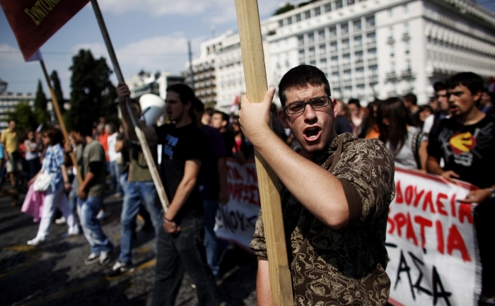 Grecia zguduita de greve (ANGELOS TZORTZINIS / AFP / Getty Images)