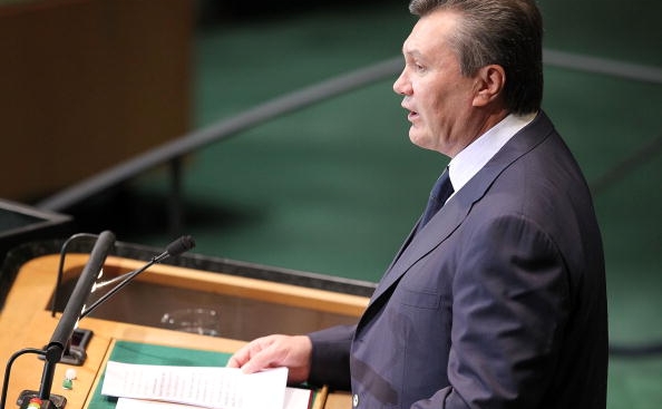 Presedintele ucrainean, Viktor Ianukovici.