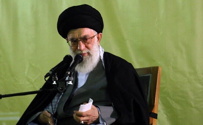 Ghidul suprem al republicii islamice Iran, ayatollahul Ali Khamenei.