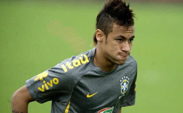 Atacantul brazilian Neymar. (EZEQUIEL BECERRA/AFP/Getty Images)