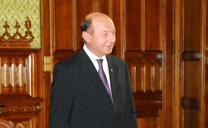 Preşedintele român, Traian Băsescu. (Andrei Popescu/Epoch Times România)