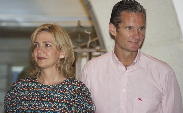 Prinţesa Cristina, fiica regelui Juan Carlos, alături de soţul său,  Inaki Urdangarin, duce de Palma de Majorca