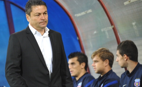 Ilie Stan, antrenorul echipei Steaua Bucureşti. (Daniel Mihailescu/EuroFootball/Getty Images)