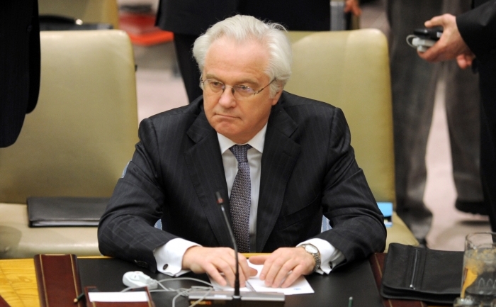 Ambasadorul Rusiei la ONU, Vitali Ciurkin (DON EMMERT / AFP / Getty Images)