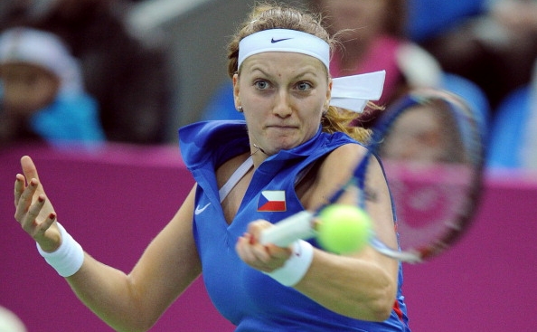 Jucătoarea de tenis Petra Kvitova. (NATALIA KOLESNIKOVA/AFP/Getty Images)