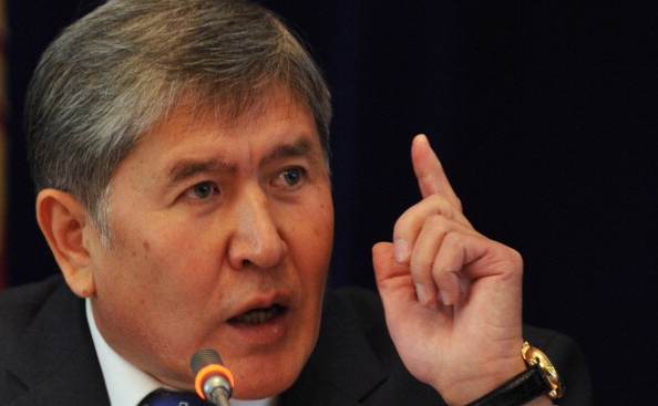Preşedintele kirghiz,  Almazbek Atambaiev.