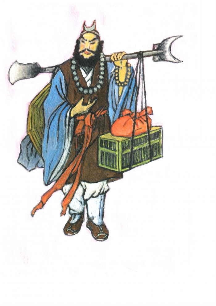 Nisip, un personaj din legenda chineză clasică "Călătorie spre Vest"