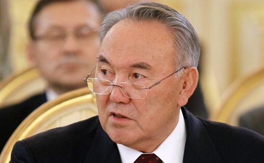 Preşedintele Kazahstanului, Nursultan Nazarbaiev.