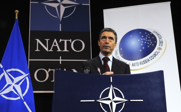 Secretarul general al NATO, Anders Fogh Rasmussen. (THIERRY CHARLIER/AFP/Getty Images)