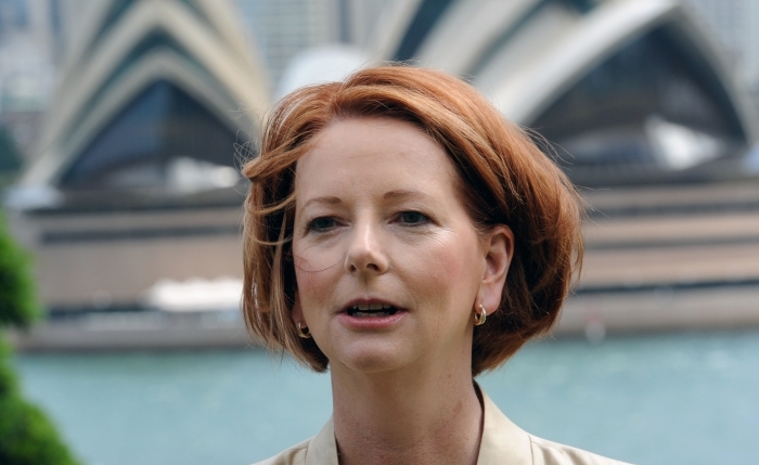 Premierul australian Julia Gillard în Sydney
