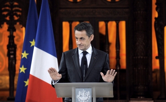 Liderul francez, Nicolas Sarkozy. (JEFF PACHOUD/AFP/Getty Images)