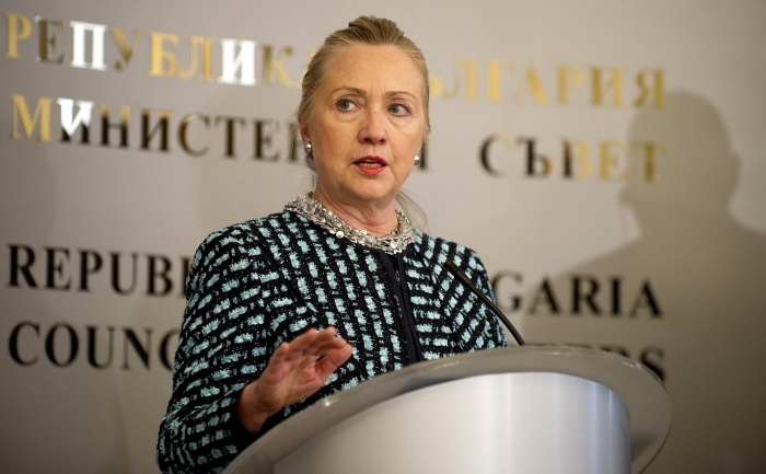Secretarul de stat american, Hillary Clinton. (JIM WATSON/AFP/Getty Images)