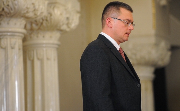 Prim-ministrul desemnat, Mihai Răzvan Ungureanu. (DANIEL MIHAILESCU/AFP/Getty Images)