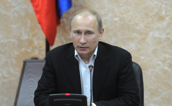Premierul rus Vladimir Putin. (ALEXEI NIKOLSKY / AFP / Getty Images)