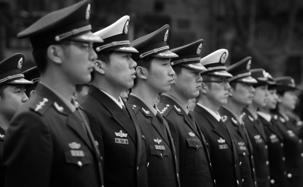 Ofiţeri ai Armatei  Chineze