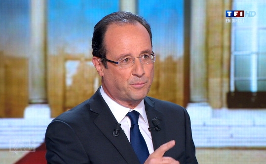 Candidatul socialist la alegerile prezidenţiale franceze, Francois Hollande. (DESK PHOTO-FRANCE/AFP/Getty Images)