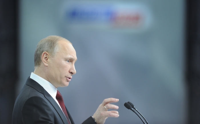 Premierul rus, Vladimir Putin. (NATALIA KOLESNIKOVA/AFP/Getty Images)