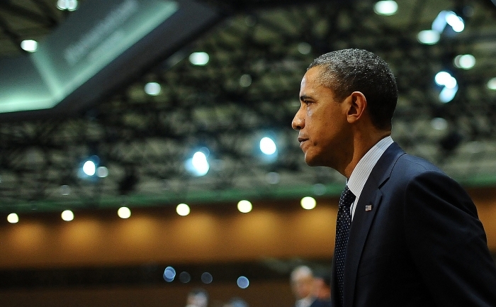 Preşedintele american Barack Obama la Summitul pentru Securiate Nucleară de la Seoul, 27 martie 2012.