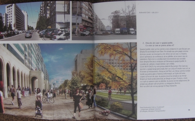 Imagine din cartea "Cui i-e frica de cartierul Matache", reprezentand o propunere computerizata realizata de Arhitectii Voluntari.