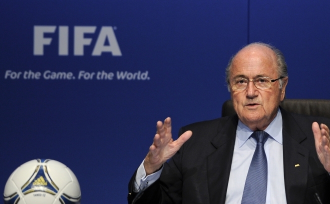 Preşedintele Federaţiei internaţionale de fotbal, Joseph Blatter. (FABRICE COFFRINI / AFP / Getty Images)