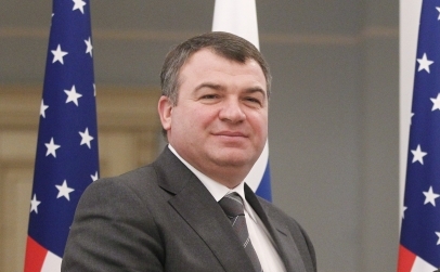 Ministrul rus al Apărării, Anatoli Serdiukov. (Charles Dharapak-Pool / Getty Images)