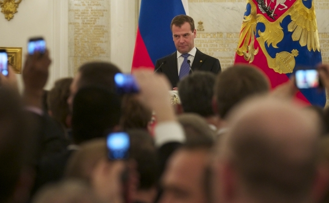 Dimitri Medvedev. (IVAN SEKRETAREV / AFP / Getty Images)