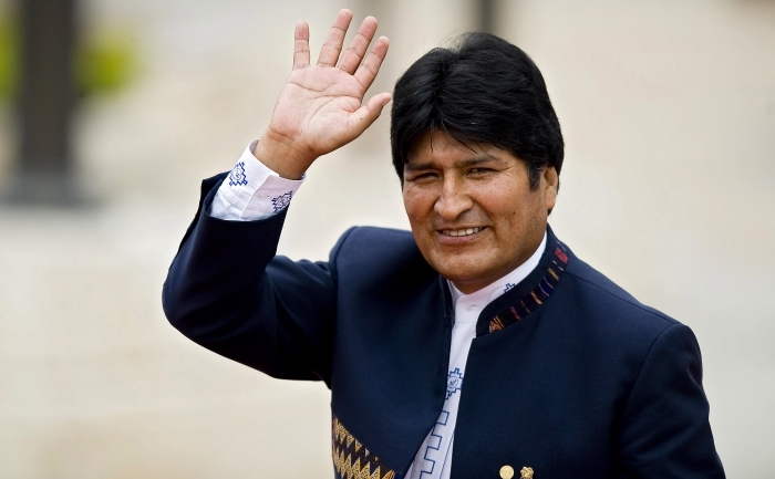 Preşedintele bolivian, Evo Morales.