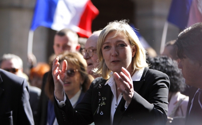 Liderul francez de extremă-dreapta Marine Le Pen.