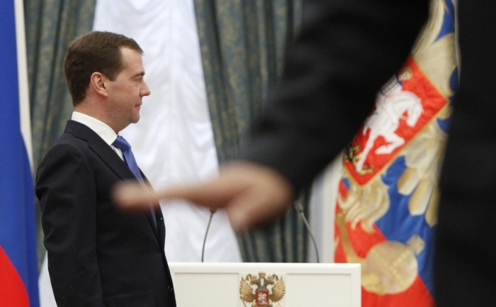 Dimitri Medvedev. (MAXIM SHEMETOV / AFP / GettyImages)