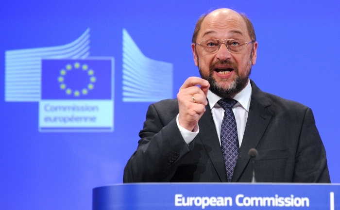 Preşedintele Parlamentului European, Martin Schulz. (JOHN THYS / AFP / Getty Images)