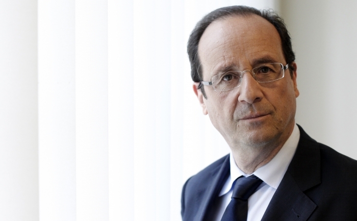 Preşedintele Franţei, Francois Hollande.