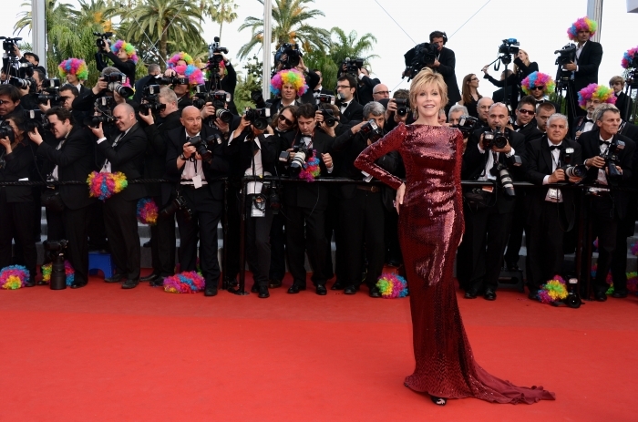 Jane Fonda la cea de-a 65-a ediţie a Festivalului de Film de la Cannes