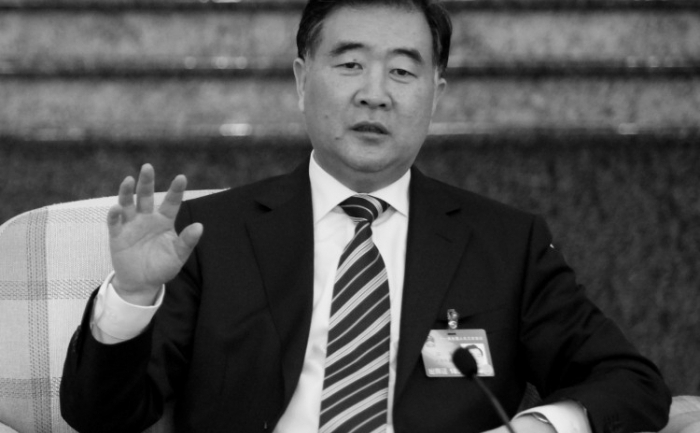 Wang Yang, un aparent reformator, la o reuniune politică în Guangdong, martie 2010.