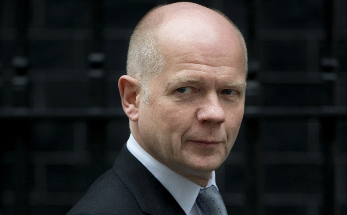 Ministrul britanic de externe, William Hague.