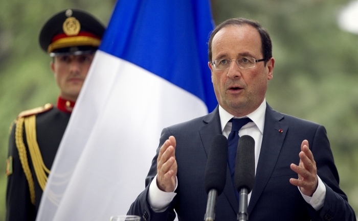 Preşedintele francez, Francois Hollande.
