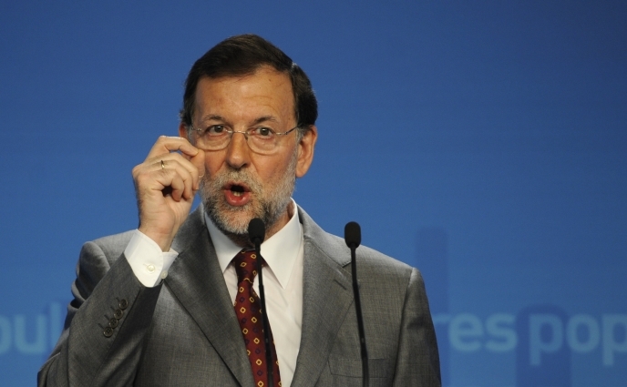 Premierul spaniol Mariano Rajoy. (PIERRE-PHILIPPE MARCOU / AFP / GettyImages)