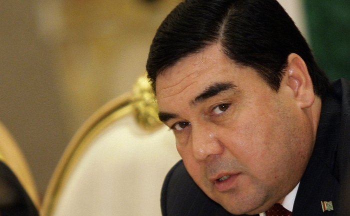 Liderul turkmen, Gurbanguli Berdymukhamedov.