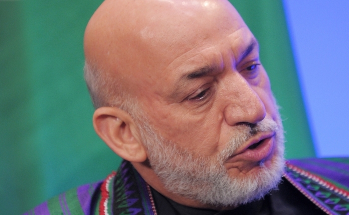 Preşedintele afgan Hamid Karzai , 20 mai 2012