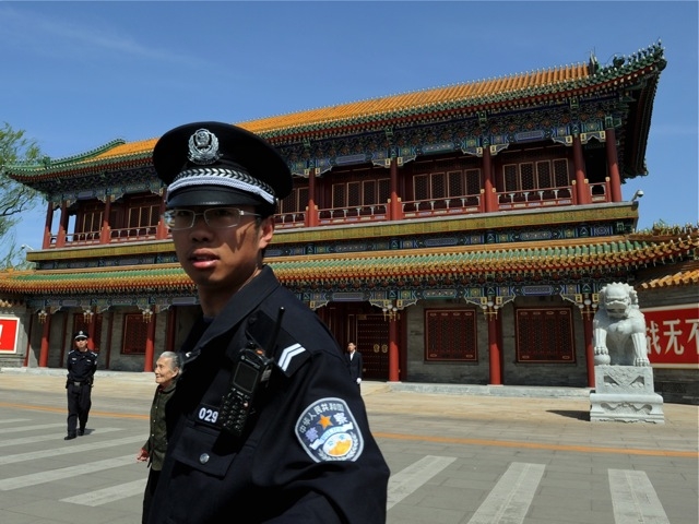 Zhongnanhai, centrul puterii politice a regimului comunist chinez, 11 aprilie 2012 în Beijing.