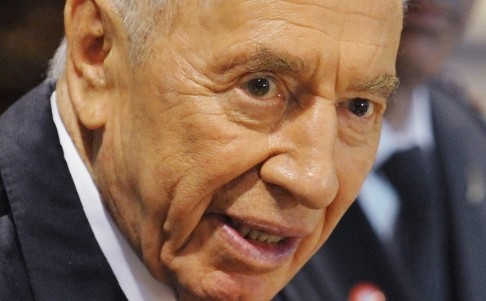 Preşedintele israelian Shimon Peres.