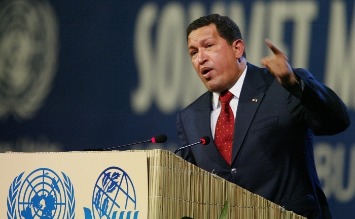 Preşedintele venezuelean, Hugo Chavez. (PHILIPPE DESMAZES / AFP / GettyImages)