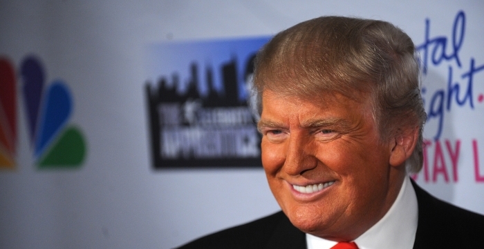 Magnatul american Donald Trump, mai 2012 în New York City