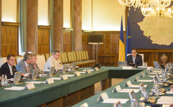 Şedinţă a guvernului condus de Victor Ponta
