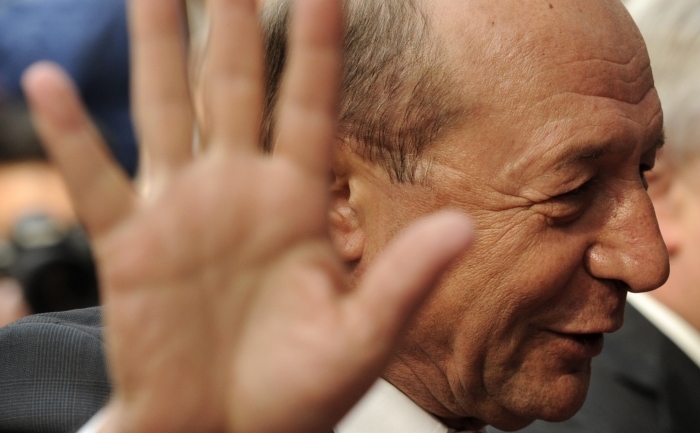 Preşedintele României, Traian Băsescu. (JOHN THYS / AFP / GettyImages)