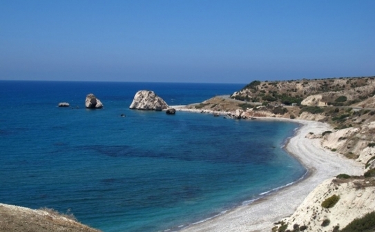 O vedere din Petra Tou Romiou (Stânca Afroditei), în Cipru (Patrick Baz / AFP / GettyImages)