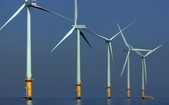 Turbine eoliene, 12 mai 2008, în Liverpool, Anglia (Christopher Furlong / Getty Images)