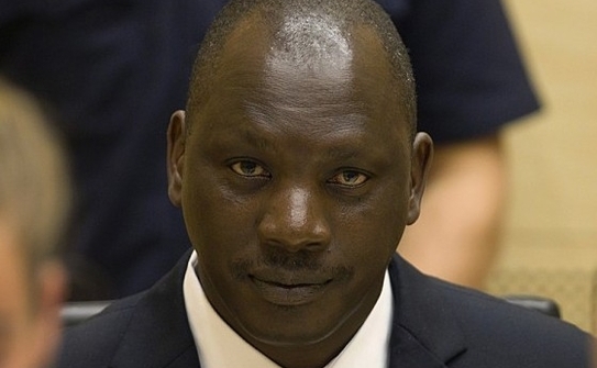 Thomas Lubanga în sala de judecată a Tribunalului Penal Internaţional de la Haga, pe 25 august, 2011. (MICHAEL KOOREN / AFP / Getty Images)