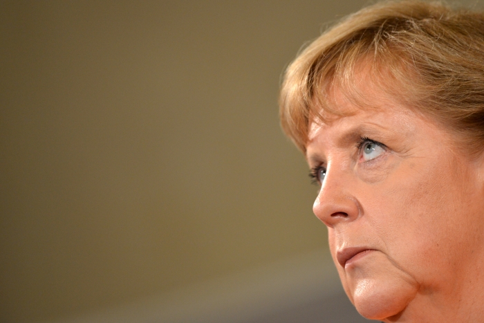 Cancelarul german Angela Merkel, 4 iulie 2012, în Roma