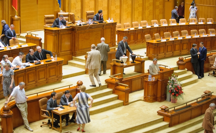 Vot secret în Parlamentul României (Lavinia Savu / Epoch Times)