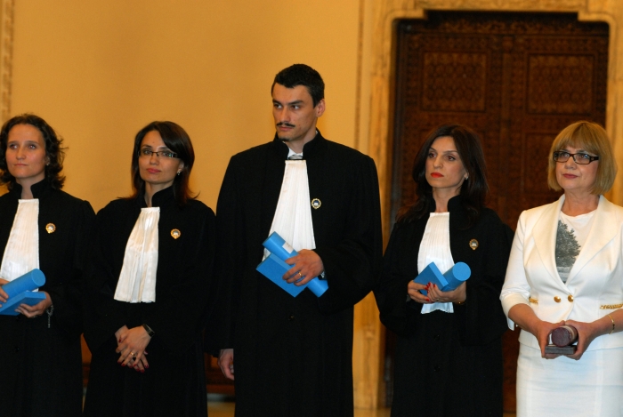 Magistraţi ai Curţii Constituţionale la Palatul Cotroceni